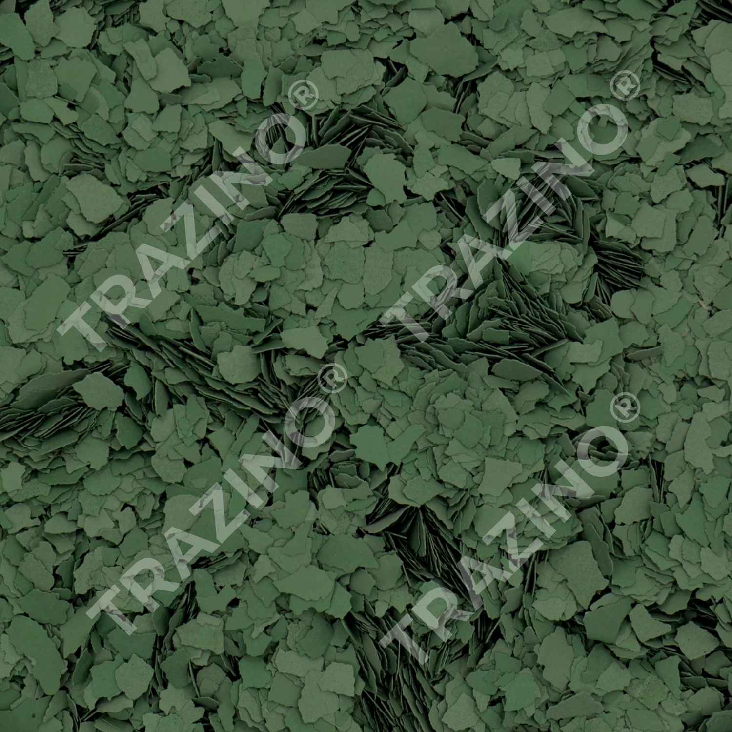 Trazino® Farbchips in Oliv zum Einstreuen für Beschichtungen Trazino® Farbchips in Oliv zum Einstreuen für Beschichtungen